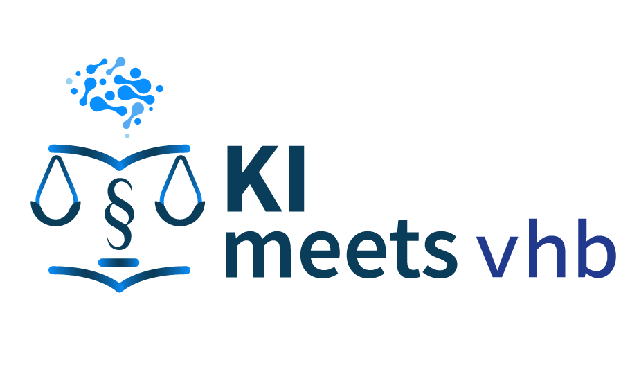 Logo "KI meets vhb"